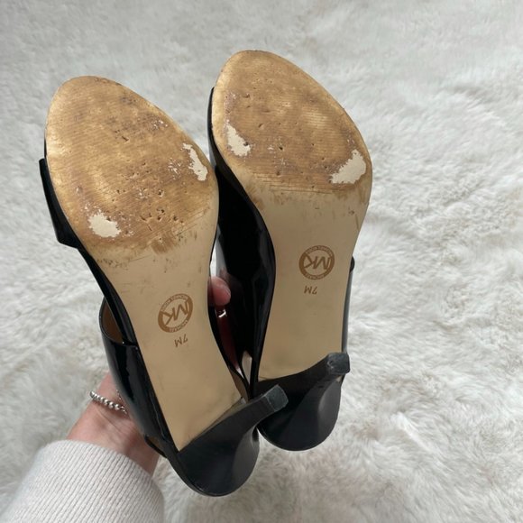 Michael Kors Rochelle Women's Open Toe Sandal Heels Sz 7 - Picture 5 of 6